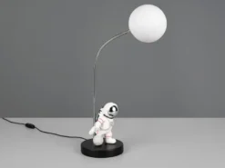 Ausgefallene Tischlampe ARM LED dimmbar, Deko Lampe USB betrieben, Höhe 44cm