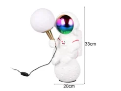 Ausgefallene Tischlampe STRONG LED dimmbar, Deko Lampe USB betrieben, Höhe 33cm