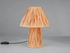 Ausgefallene Tischleuchte ANEA aus naturbelassenem Papier, Höhe 31cm