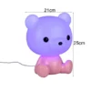 Ausgefallene USB Tischlampe CUTIE mit RGB Farbwechsel, Rosa, Höhe 25cm