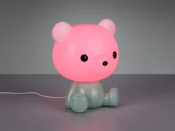 Ausgefallene USB Tischlampe CUTIE mit RGB Farbwechsel, Grün, Höhe 25cm