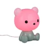 Ausgefallene USB Tischlampe Teddy mit RGB Farbwechsel, Grün, Höhe 25cm