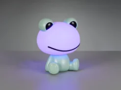Ausgefallene USB Tischlampe HOPPER mit RGB Farbwechsel, Grün Höhe 24cm