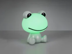 Ausgefallene USB Tischlampe HOPPER mit RGB Farbwechsel, Grün Höhe 24cm