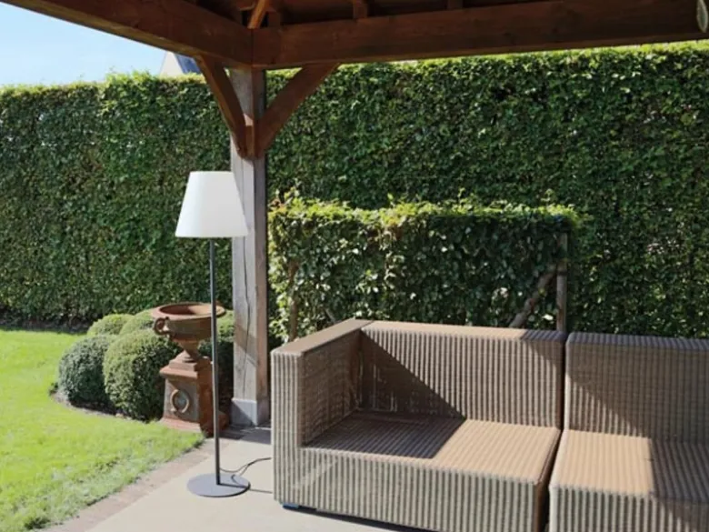 Aussenstehleuchte mit 3m Kabel für Garten & Terrasse, IP65 - 150cm hoch
