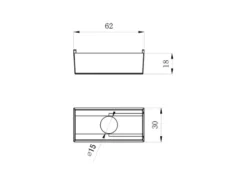 Austauschcover Weiß für DUOline Leuchtenadapter