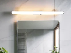 Bad Spiegelleuchte MATTIMO mit Schalter, Licht neutralweiß, Breite 80cm
