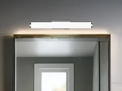 Bad Spiegelleuchte MATTIMO mit Schalter, Licht neutralweiß, Breite 40cm