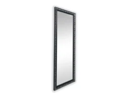 Barock Ganzkörperspiegel TANJA 50x150cm Holzrahmen Schwarz-Silber