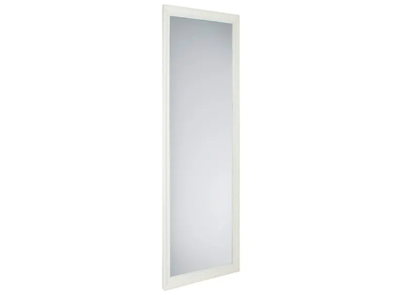 Barock Wandspiegel TANJA 50x150cm Ganzköperspiegel mit Holzrahmen Weiß