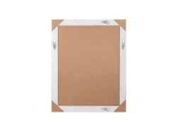 Barock Wandspiegel TANJA mit Holzrahmen Silber 55x70 cm