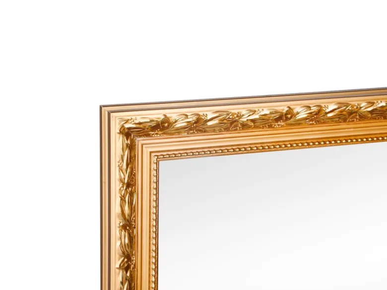 Barock Wandspiegel TANJA 50x150cm Ganzköperspiegel mit Holzrahmen Gold