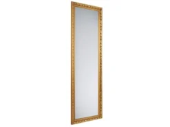 Barock Wandspiegel TANJA 50x150cm Ganzköperspiegel mit Holzrahmen Gold
