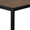Beistelltisch AVELIN Metallgestell Schwarz, Tischplatten Holzoptik, Höhe 85cm