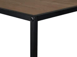 Beistelltisch AVELIN Metallgestell Schwarz, Tischplatten Holzoptik, Höhe 85cm
