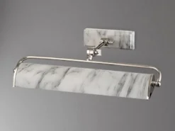Bilderleuchte WINCHFIELD verstellbar in Marmoroptik, Breite 44,5cm