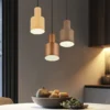 Cluster LED Pendelleuchte 3-flammig Metall Coffee Töne, Ø 37cm