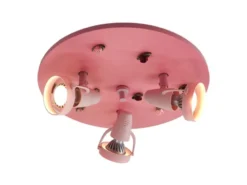 Coole Deckenlampe mit Röschen für Kinderzimmer 3 flammig schwenkbar Ø 35cm