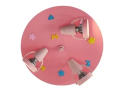 Coole LED Deckenleuchte für Kinderzimmer Natur Motive 3 flammig schwenkbar Ø35cm