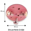 Coole LED Deckenleuchte Röschen fürs Kinderzimmer 3 flammig schwenkbar Ø35cm