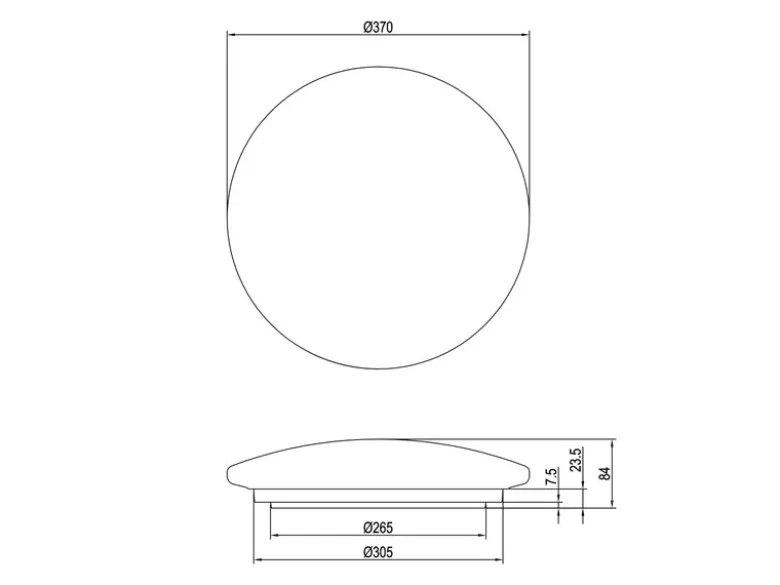 Coole LED Deckenleuchte TERRA mit Weltkugelcover aus Kunststoff, Ø 37cm