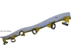 Coole Strahlerleiste XXL 6 Spots schwenkbar Deckenstrahler für optimales Licht