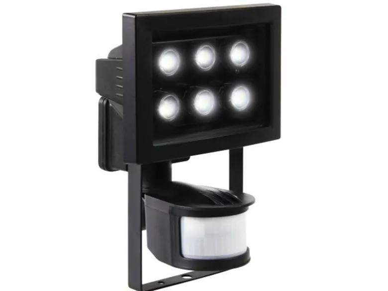 CREE LED-Flutlichtstrahler 12m/180° Bewegungsmelder, IP44