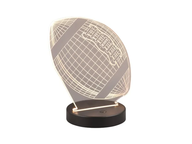 3D Dekoleuchte FOOTBALL mit RGB Farbwechsler, Höhe 21cm