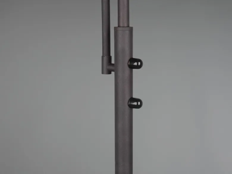 Deckenfluter COUNTRY mit Leselampe im Landhausstil, Rostfarbig, Höhe 184cm