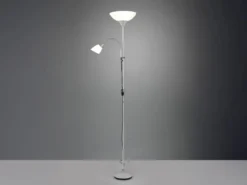 Deckenfluter ERZWO mit flexibler Leselampe, Höhe 180cm