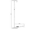 Deckenfluter SPECTER LED dimmbar & Lichtfarbe einstellbar, Schwarz, Höhe 178cm