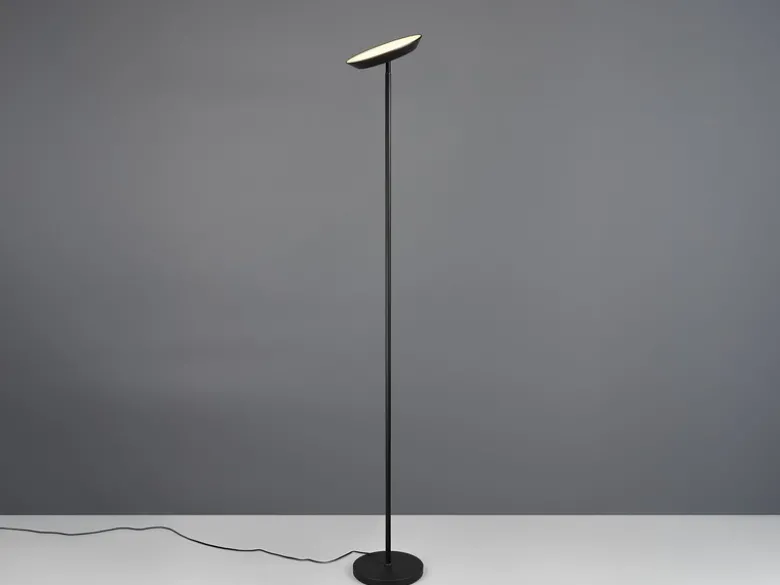 Deckenfluter SPECTER LED dimmbar & Lichtfarbe einstellbar, Schwarz, Höhe 178cm