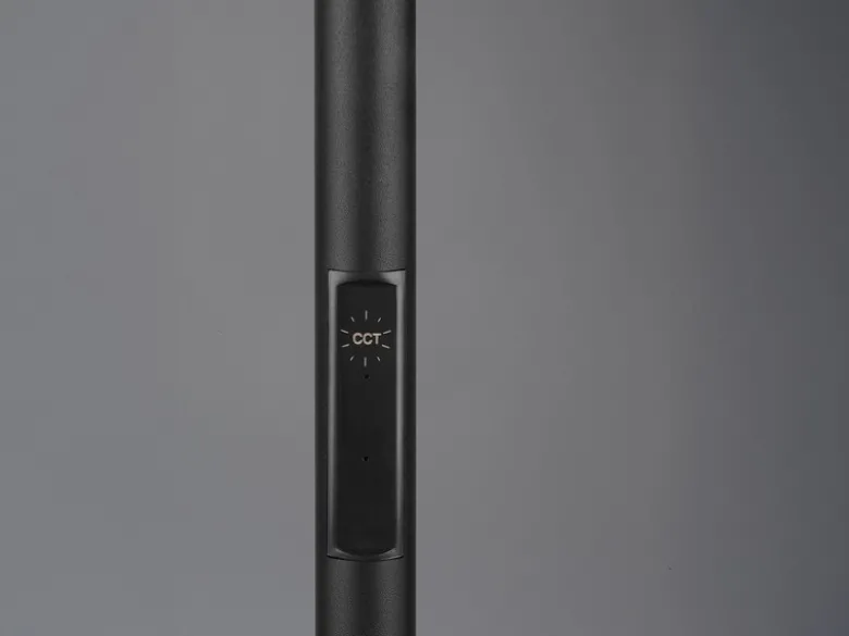 Deckenfluter SPECTER LED dimmbar & Lichtfarbe einstellbar, Schwarz, Höhe 178cm