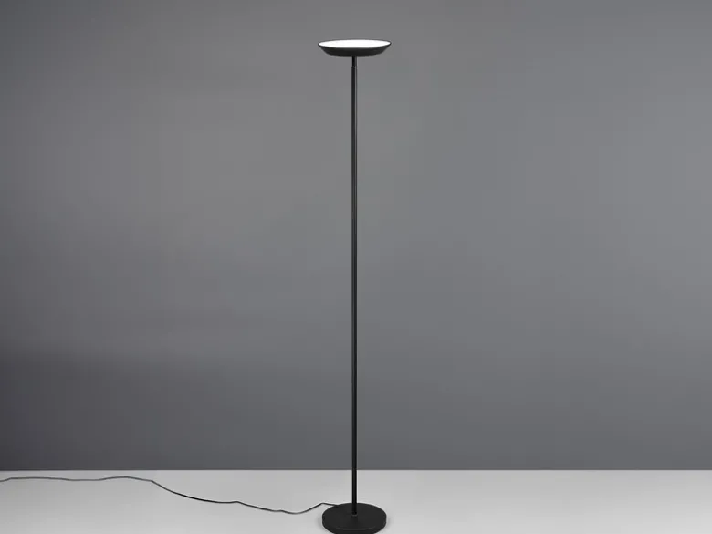 Deckenfluter SPECTER LED dimmbar & Lichtfarbe einstellbar, Schwarz, Höhe 178cm
