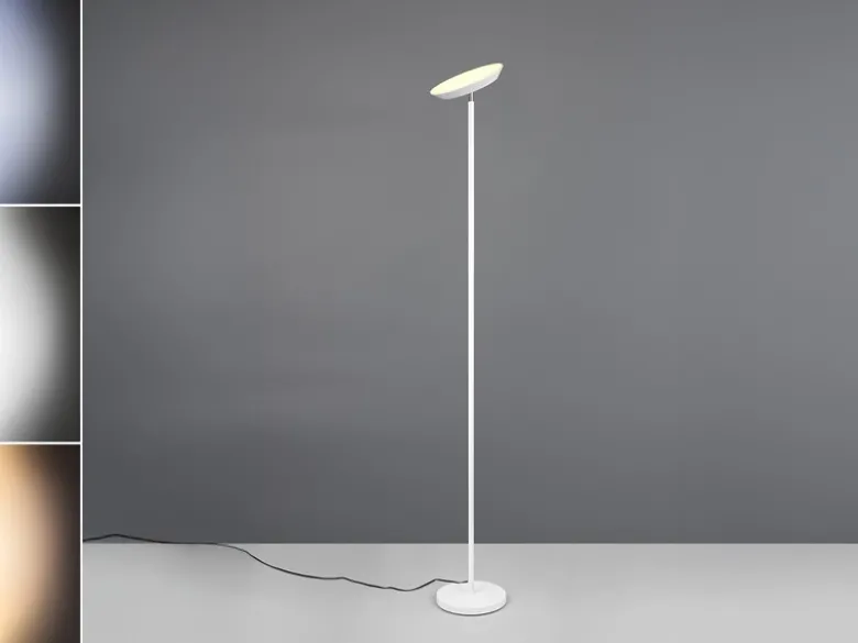 Deckenfluter SPECTER LED dimmbar & Lichtfarbe einstellbar, Weiß, Höhe 178cm