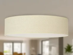 Deckenlampe CEILING DREAM mit Rattan Lampenschirm, Ø 40cm