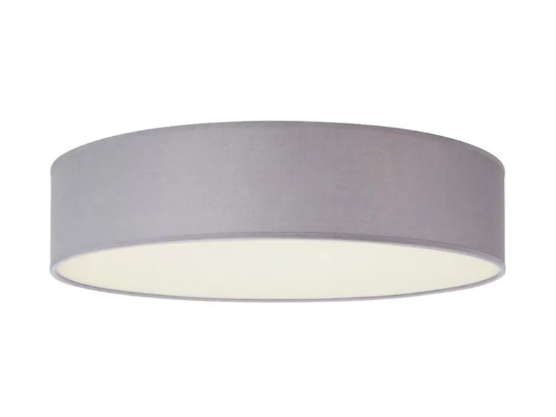 Deckenlampe CEILING DREAM, Stoff Grau / Abdeckung satiniert, Ø 40cm