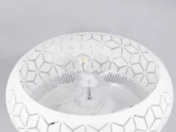Deckenleuchte BIDAR mit Ventilator & Fernbedienung in Weiß, Ø 50cm