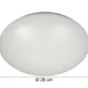 Deckenleuchte / Deckenschale rund, Kunststoff opalweiß, Ø 29 cm