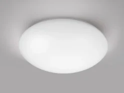 Deckenleuchte / Deckenschale rund, Kunststoff opalweiß, Ø 36 cm