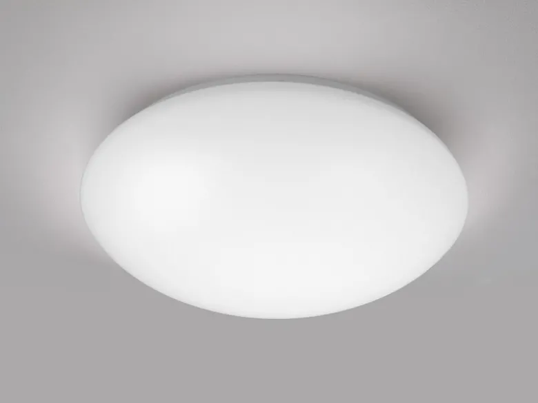 Deckenleuchte / Deckenschale rund, Kunststoff opalweiß, Ø 36 cm