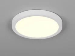 Deckenleuchte DRACO Weiß ultraflach LED dimmbar & Lichtfarbe einstellbar Ø 23cm