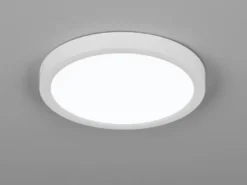 Deckenleuchte DRACO Weiß ultraflach LED dimmbar & Lichtfarbe einstellbar Ø 23cm
