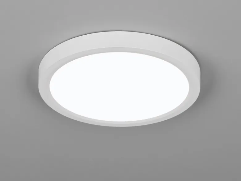Deckenleuchte DRACO Weiß ultraflach LED dimmbar & Lichtfarbe einstellbar Ø 23cm