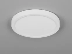 Deckenleuchte DRACO Weiß ultraflach LED dimmbar & Lichtfarbe einstellbar Ø 23cm