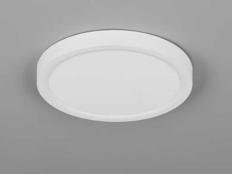 Deckenleuchte DRACO Weiß ultraflach LED dimmbar & Lichtfarbe einstellbar Ø 23cm