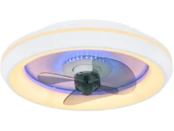 Deckenleuchte JOEY mit Ventilator & Fernbedienung Lichtfarbe einstellbar, Ø 48cm