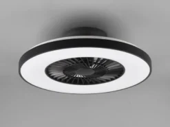 Deckenleuchte mit Ventilator HALMSTAD Fernbedienung & Nachtlicht Ø 59cm