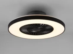 Deckenleuchte mit Ventilator HALMSTAD Fernbedienung & Nachtlicht Ø 59cm