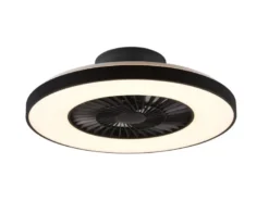 Deckenleuchte mit Ventilator HALMSTAD Fernbedienung & Nachtlicht Ø 59cm